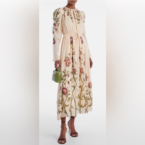 FARM Rio Dresses & Skirts - FARM Rio Romantic Nature Long Sleeve Maxi Dress
